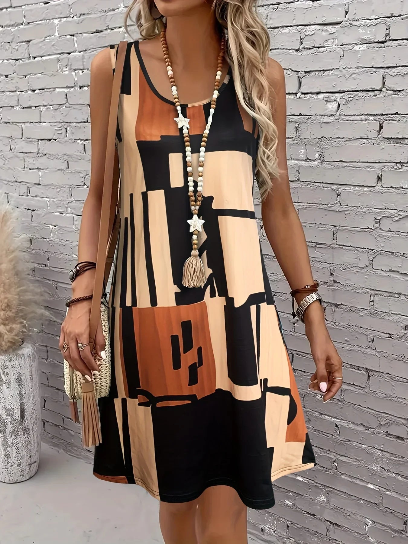 Chic Strapless Fit and Flare Dress