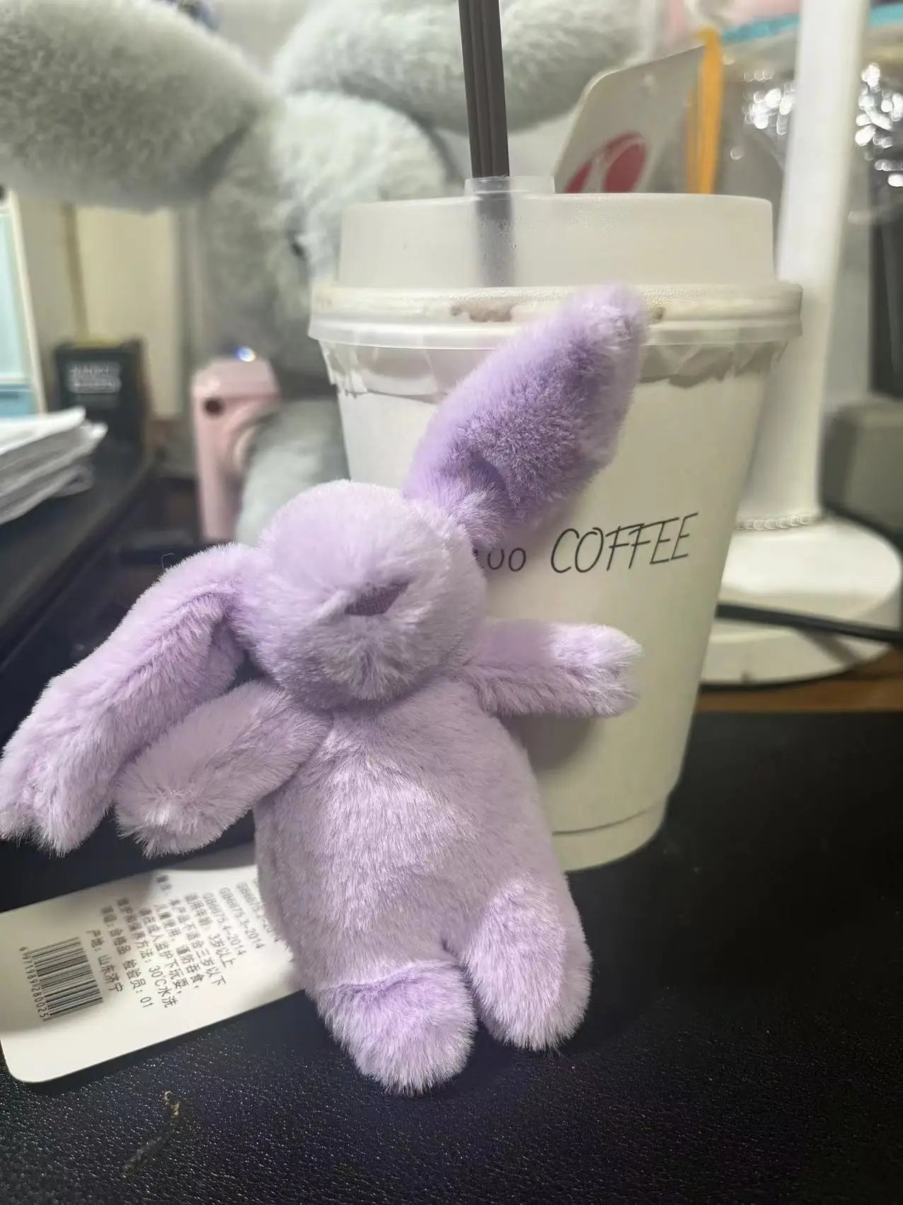 Adorable Bunny Keychain Plush Toy Accessory