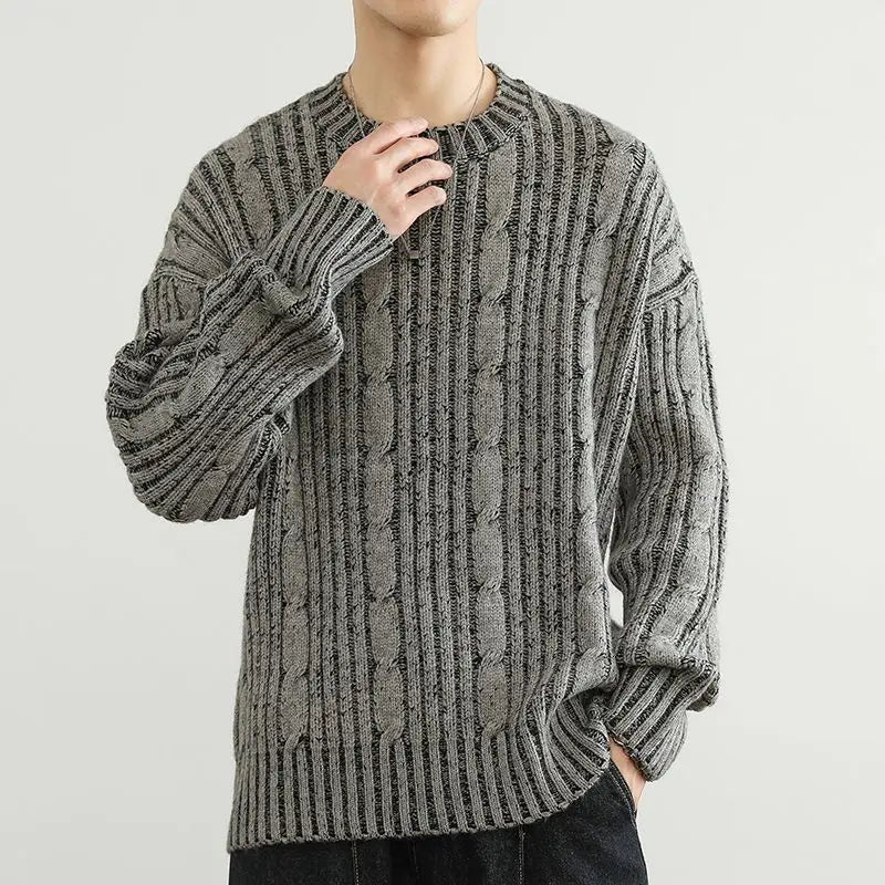 Casual Classic Striped Sweatshirt