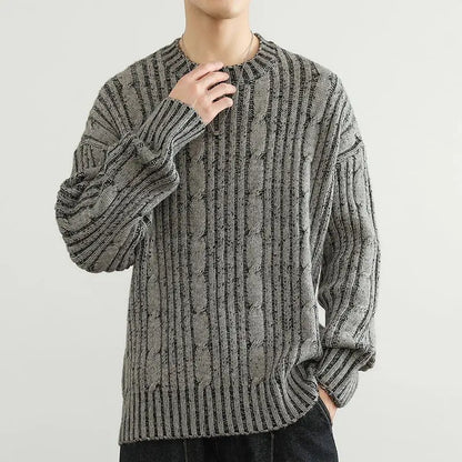 Casual Classic Striped Sweatshirt