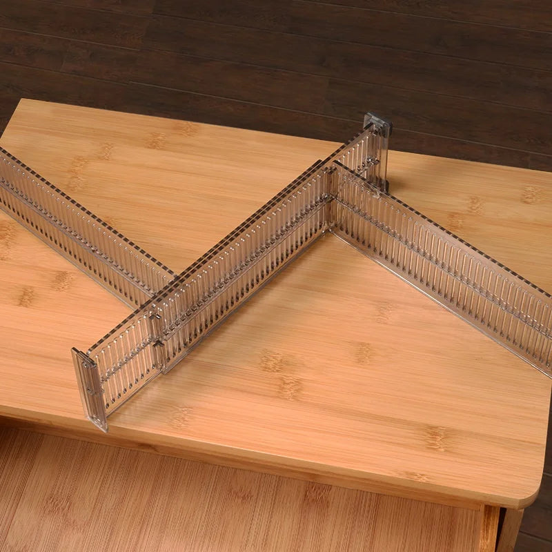 Easy Slide Drawer Separators 2 Pack Home Storage Solutions - Luxicro
