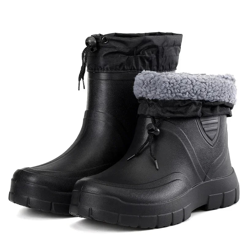 Waterproof Insulated Mid Calf Boots for Men