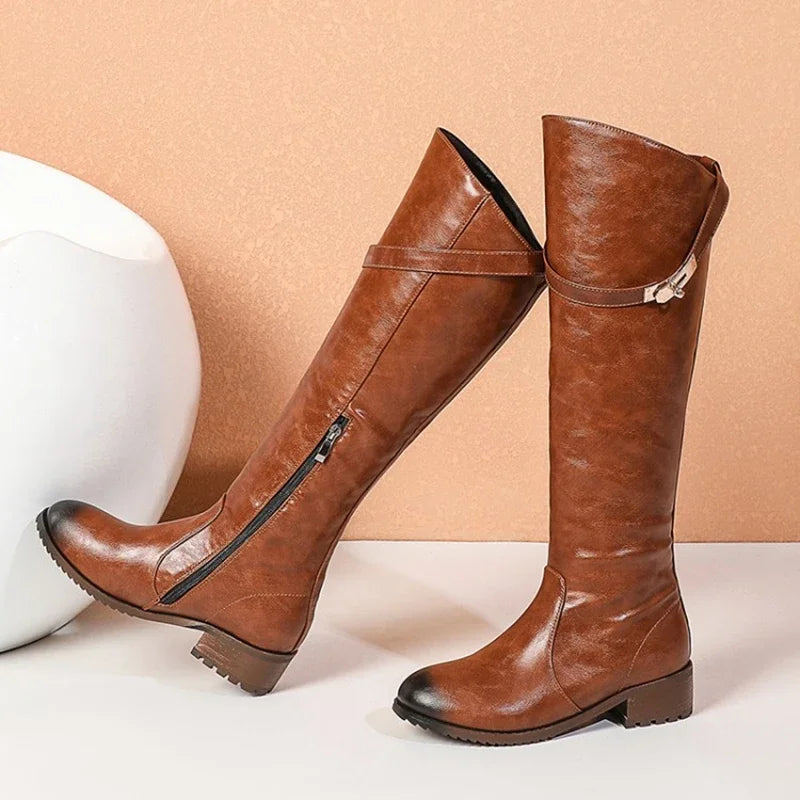 Classic Equestrian Knee High Boots