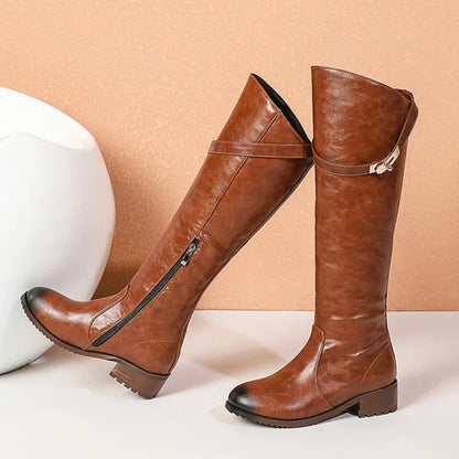 Classic Equestrian Knee High Boots