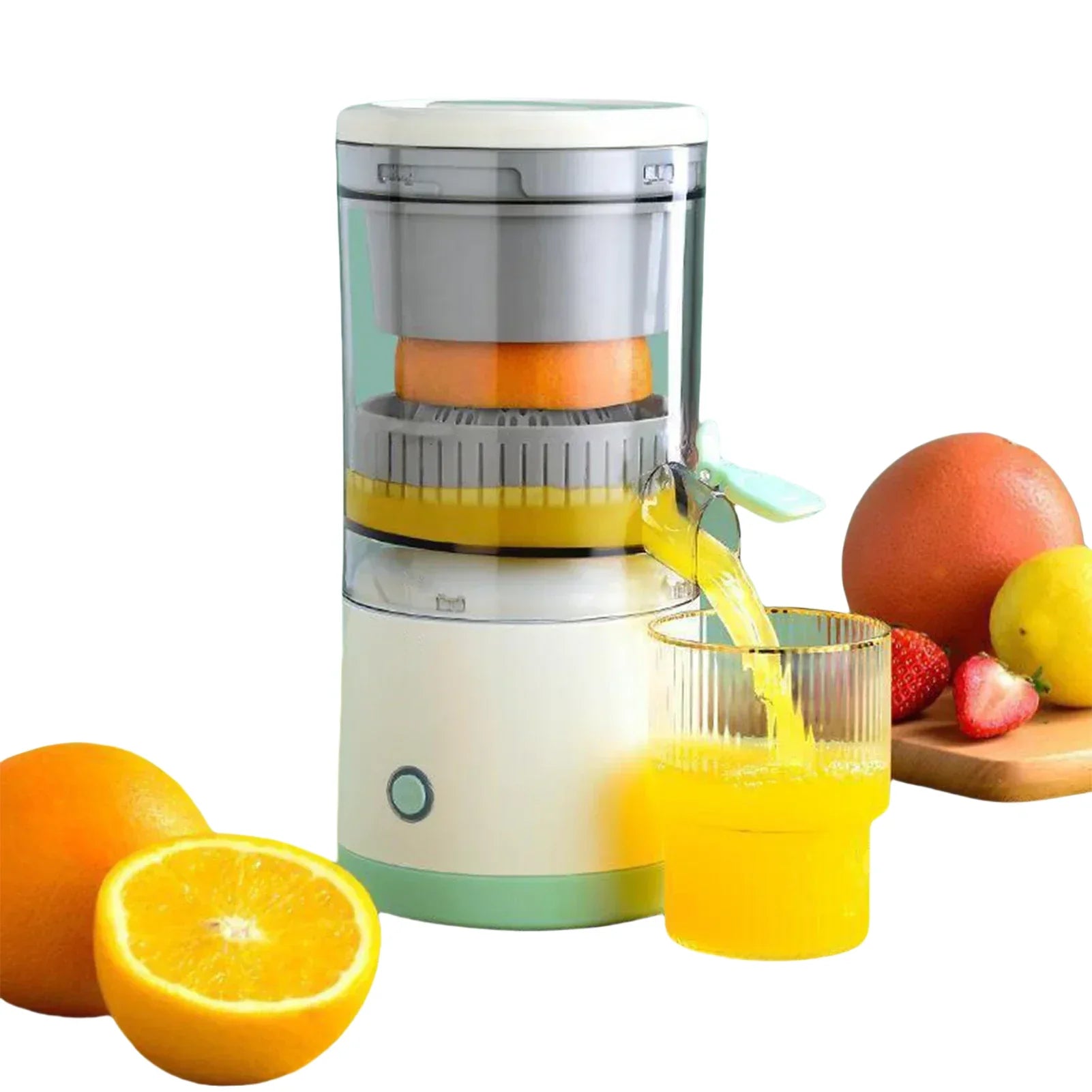 Compact USB Rechargeable Citrus Juicer Blender - Luxicro