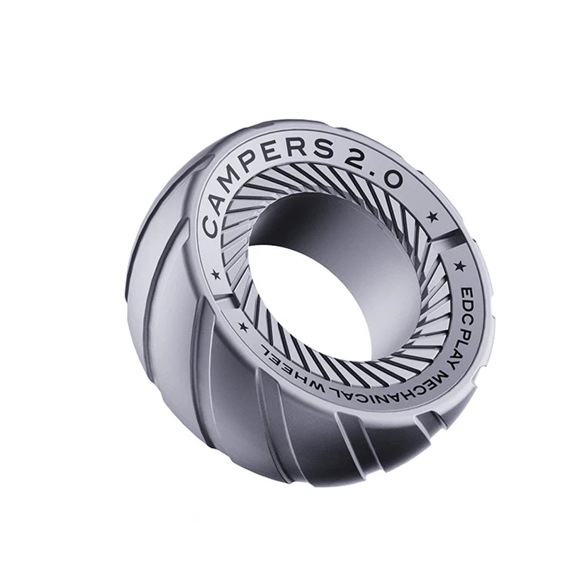 Strong Adjustable Fidget Spinner Ring Stainless Steel Accessories