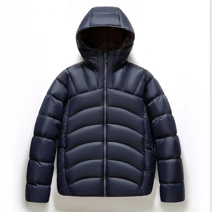 Warm Quilted Puffer Coat | Casual High Neck Jacket