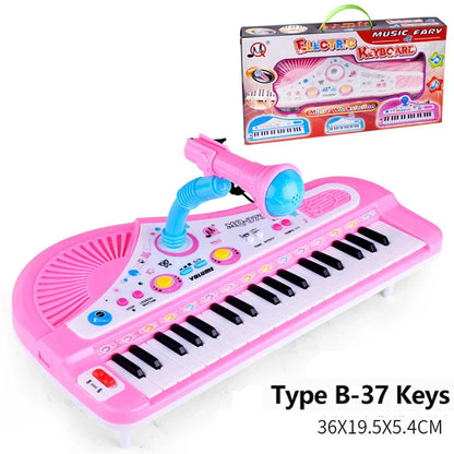 Fun Kids Digital Piano Keyboard with Mic