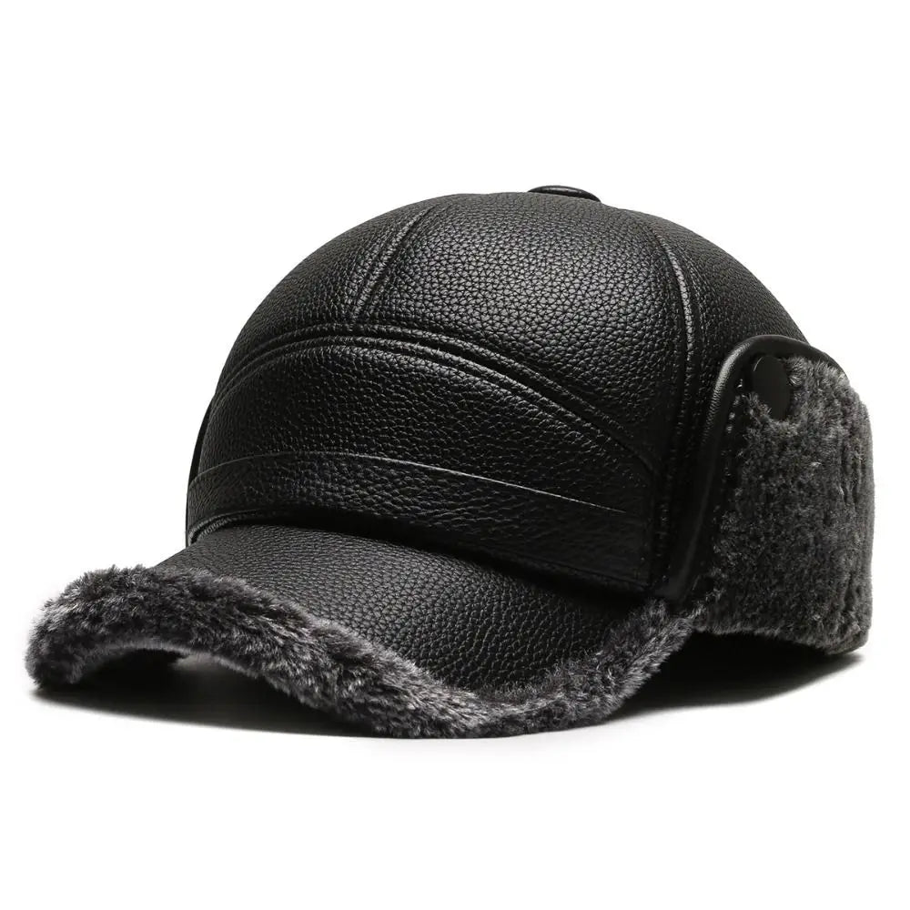 Warm Fleece Lined Trapper Baseball Hat