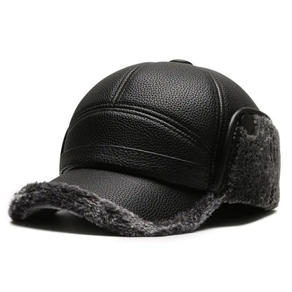 Warm Fleece Lined Trapper Baseball Hat