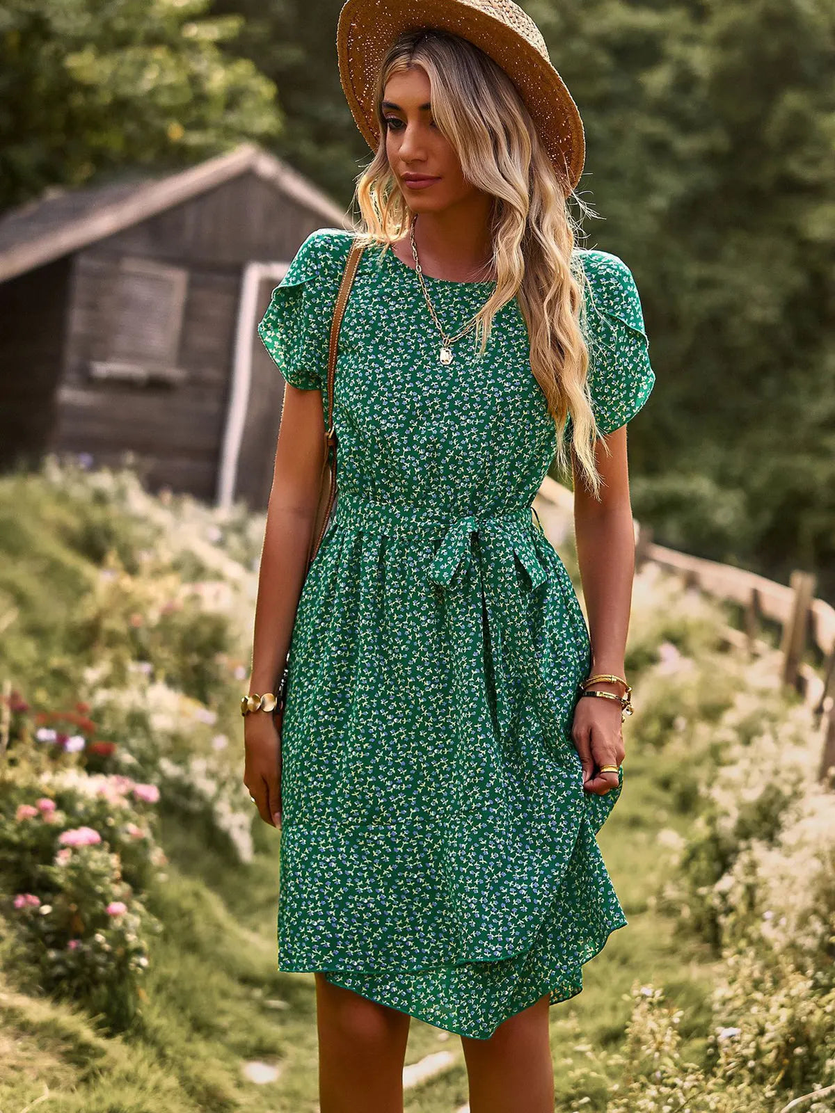 Women's Lightweight Floral Dress