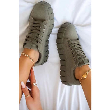Comfy Women's Sneakers in Black, Green, Blue, and Khaki