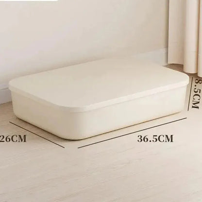 Compact Plastic Storage Container with Lid