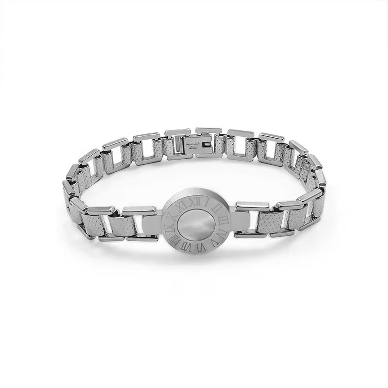 Shining Circle Silver Bracelet