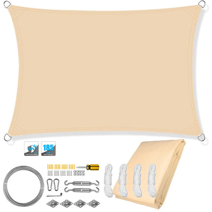Outdoor Patio Sun Shade Waterproof UV Screen Canopy