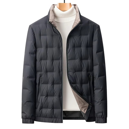 Men's Waterproof Slim Fit Down Parka Jacket