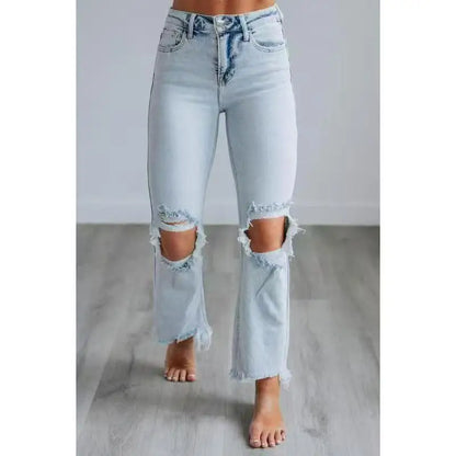 Distressed Slim Fit Jeans