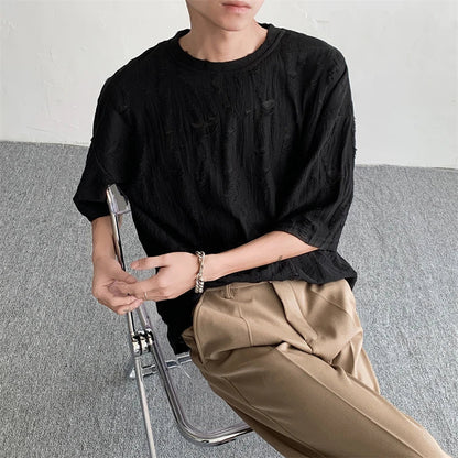 Retro Style Worn Look T-Shirt