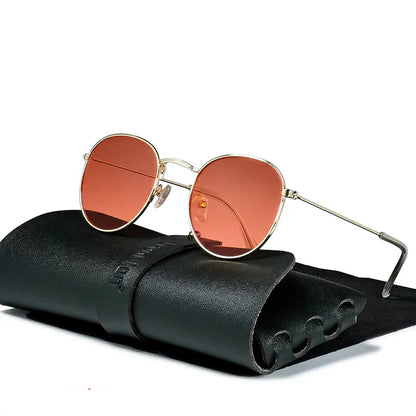 Classic Aviator Metal Sunglasses with UV Protection