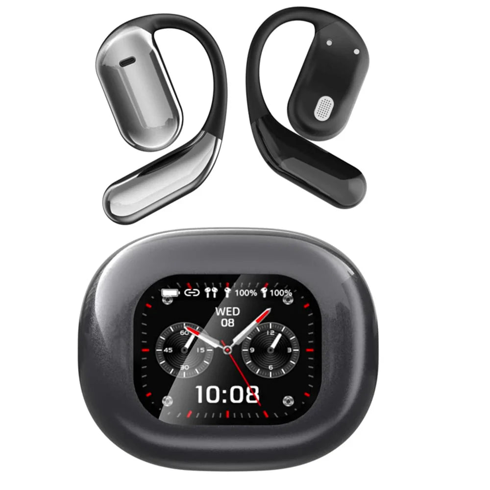 Smart Wireless Earbuds With Touch Control Screen - Luxicro