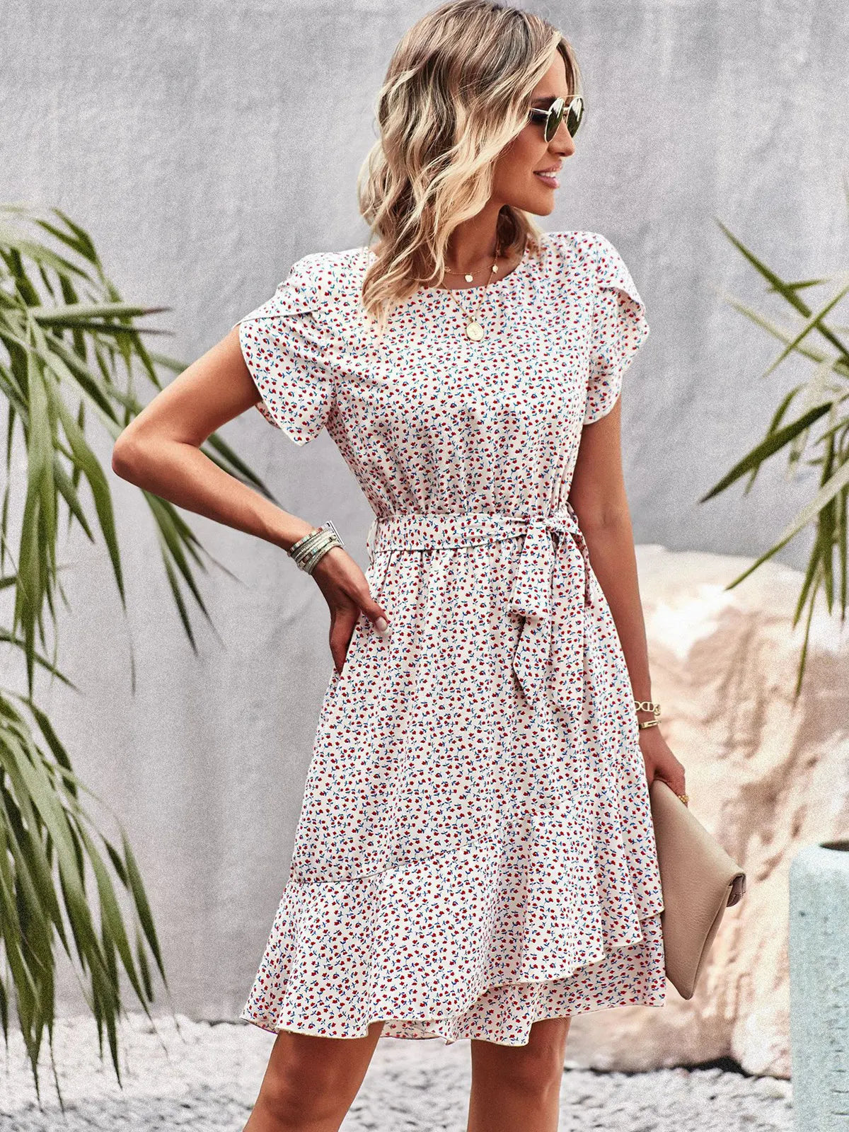 Women's Lightweight Floral Dress