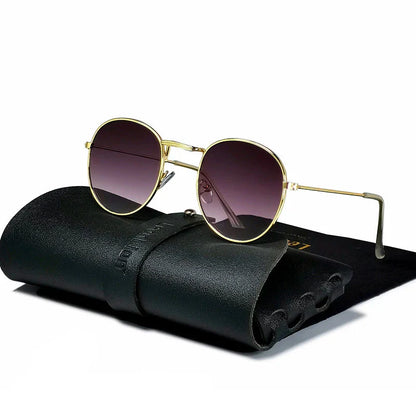 Classic Aviator Metal Sunglasses with UV Protection