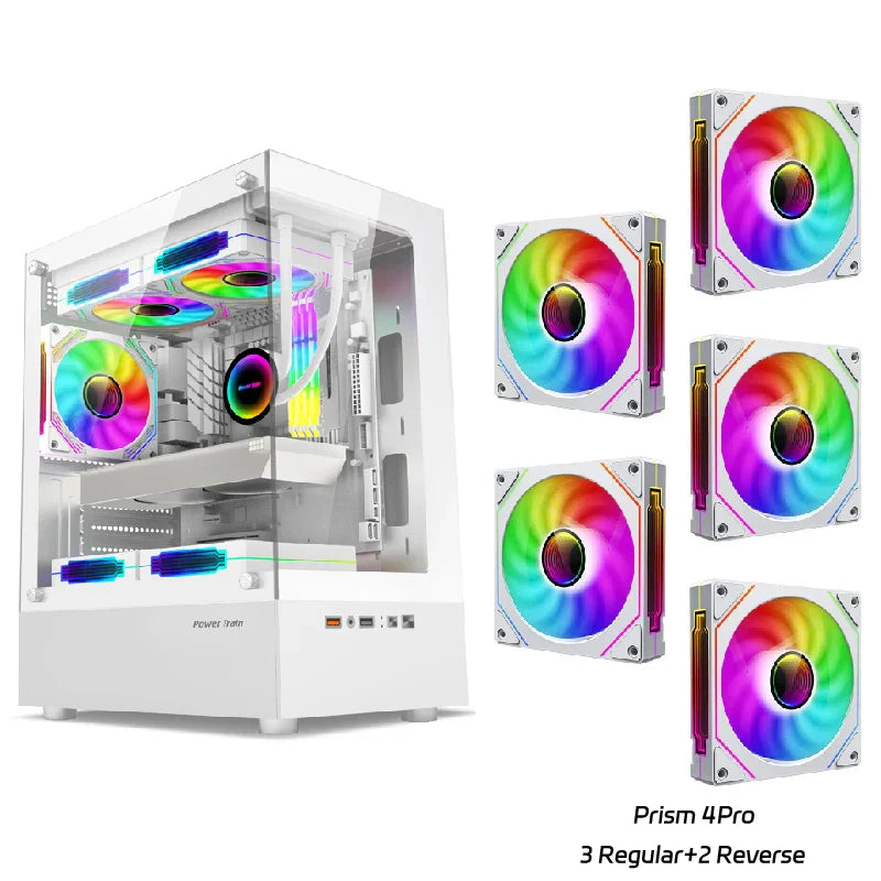 Compact Gaming PC Case with 240mm Liquid Cooling