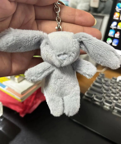 Adorable Bunny Keychain Plush Toy Accessory
