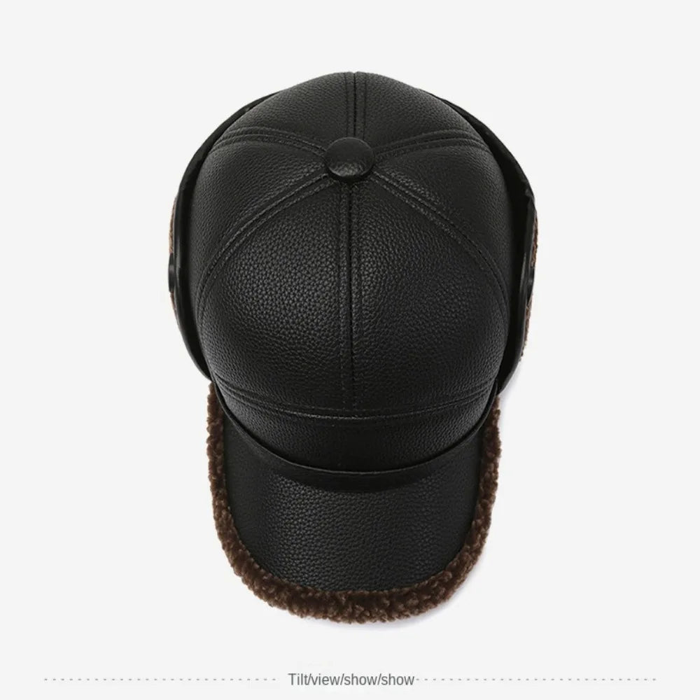 Warm Fleece Lined Trapper Baseball Hat