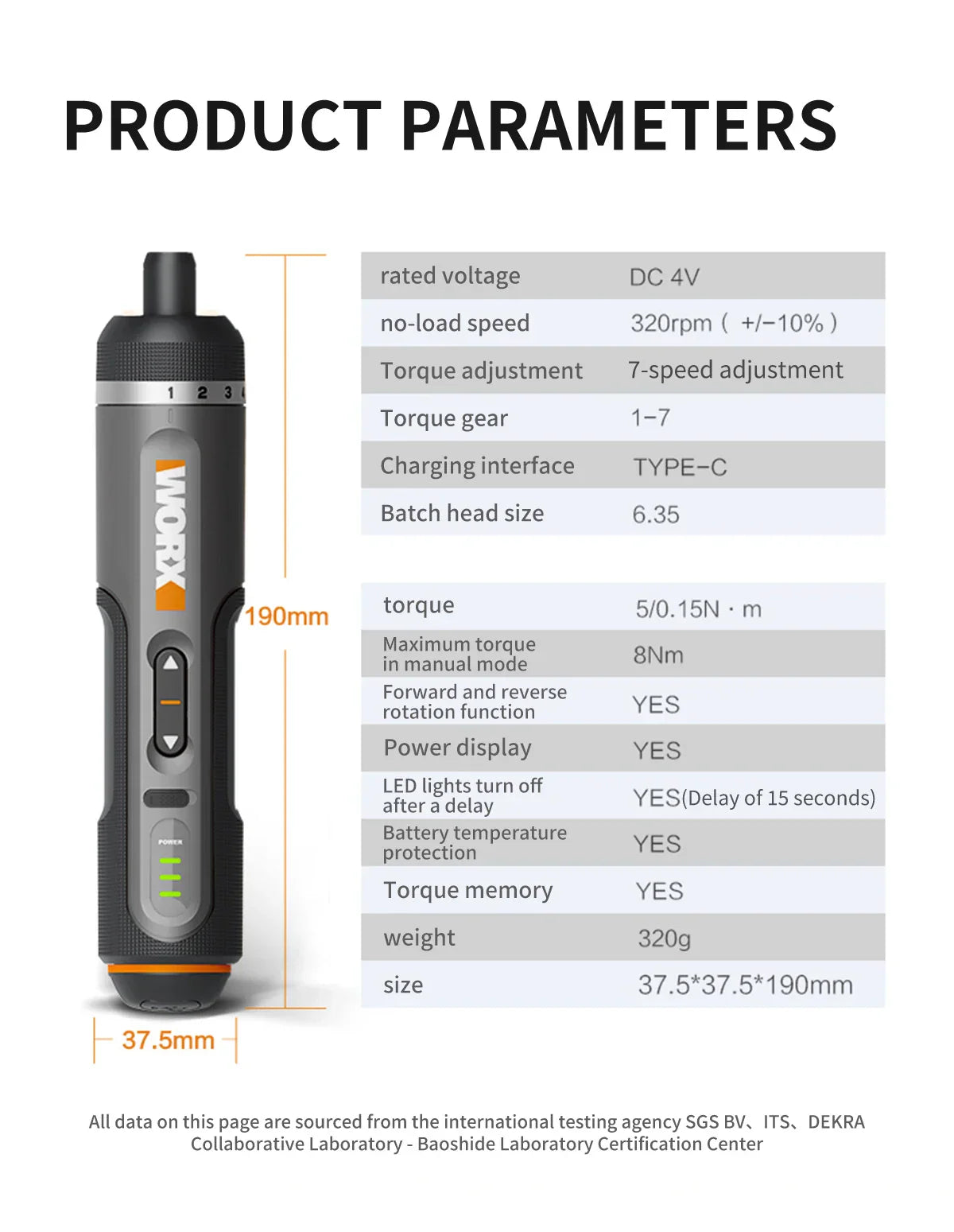 Portable USB Rechargeable Screwdriver Set 30 Pieces 4V