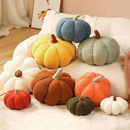 Soft Orange Pumpkin Pillow - Luxicro