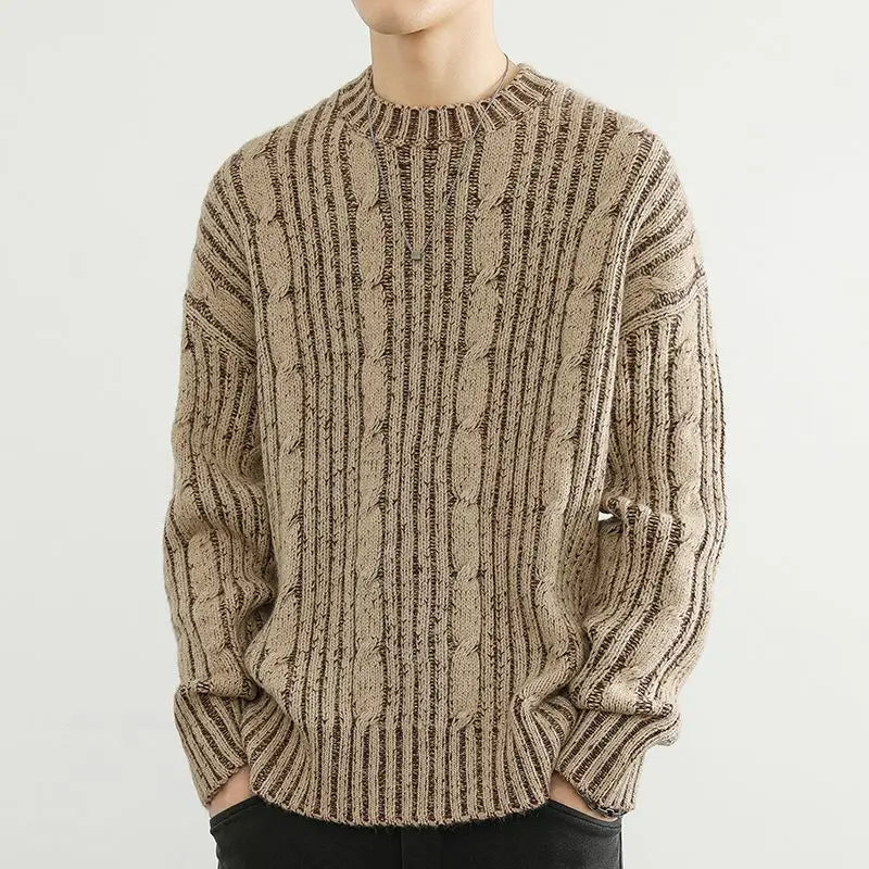 Casual Classic Striped Sweatshirt