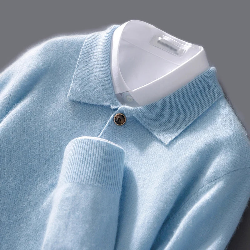 Casual Crew Neck Wool Sweater - EasyApparels