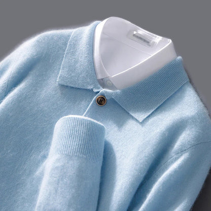 Casual Crew Neck Wool Sweater - EasyApparels