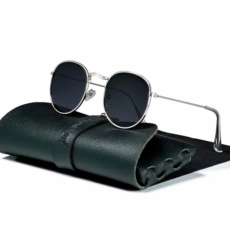 Classic Aviator Metal Sunglasses with UV Protection