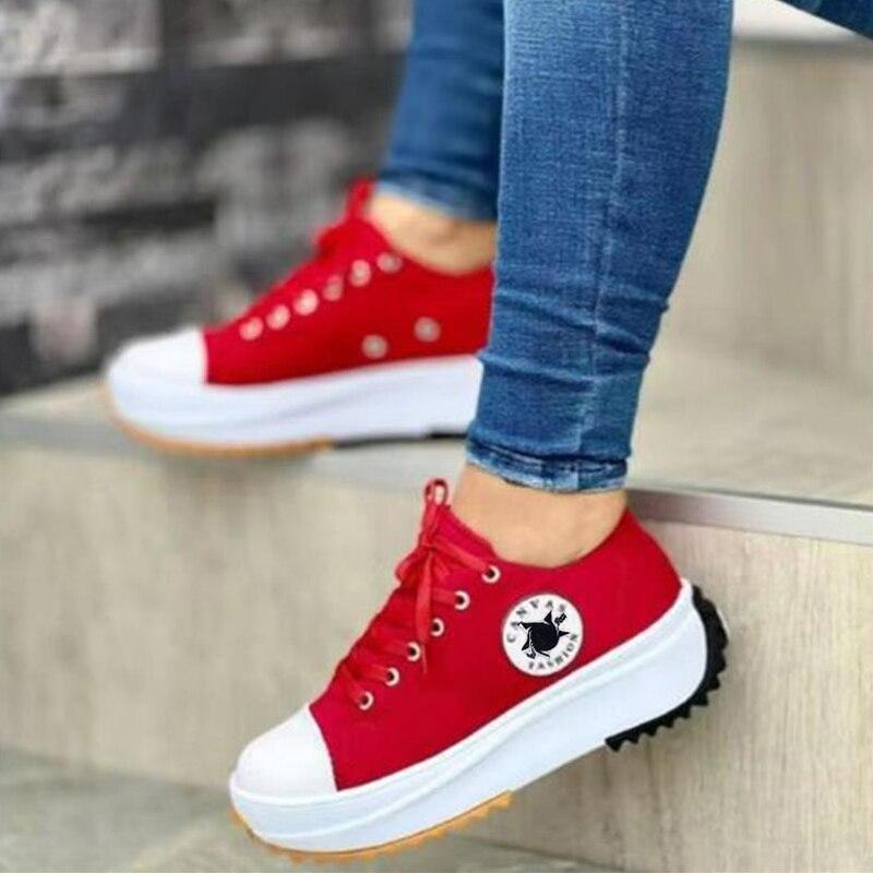 Women's Comfortable White Running Shoes with Cushioning Insoles