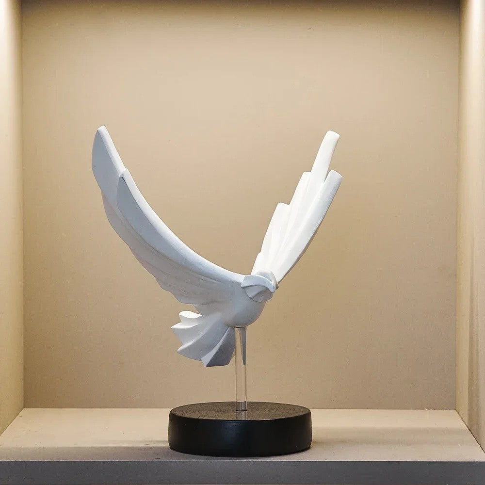 Luxury Golden Eagle Desk Statue