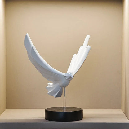 Luxury Golden Eagle Desk Statue