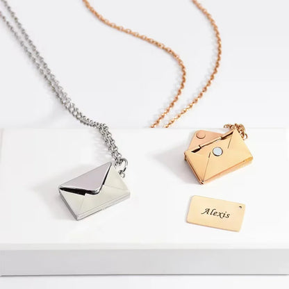 Customizable Heart Pendant Necklace – Silver Mom Gift Jewelry - Luxicro