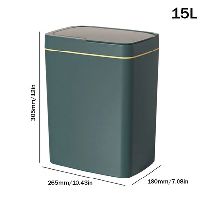 Automatic Touchless 15L 18L Motion Sensor Trash Bin
