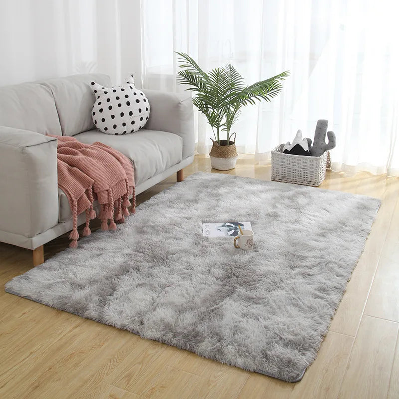 Soft Fuzzy Shag Area Rug for Warm Home Decor