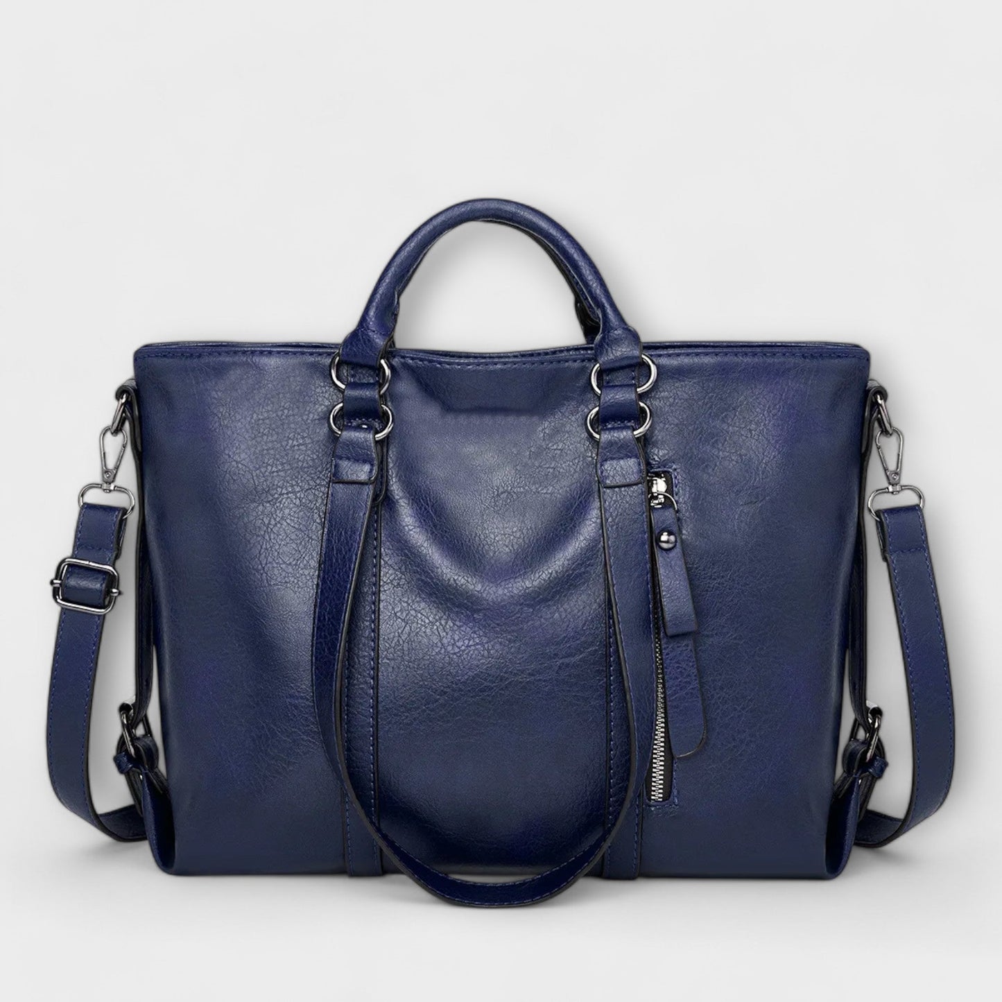 Big Genuine Leather Tote Bag