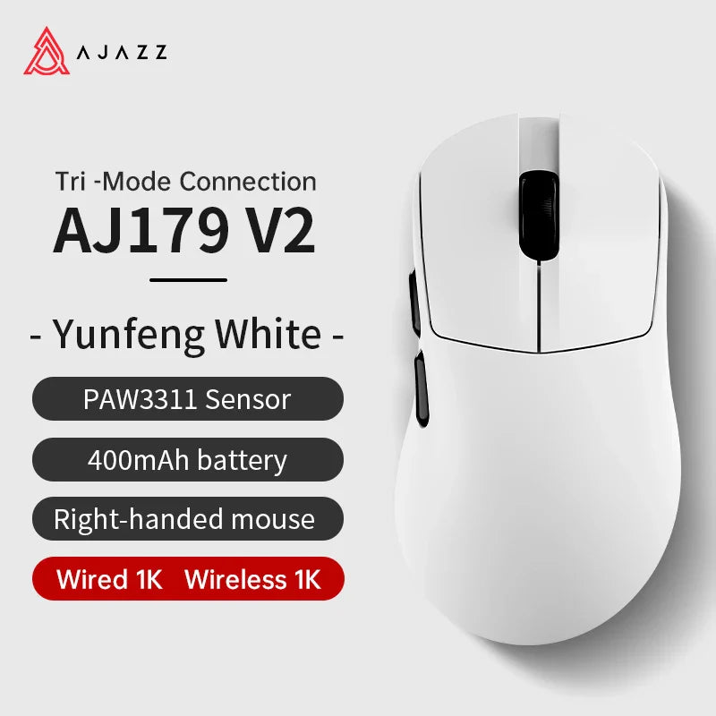 Rechargeable Wireless Gaming Mouse Ergonomic Design
