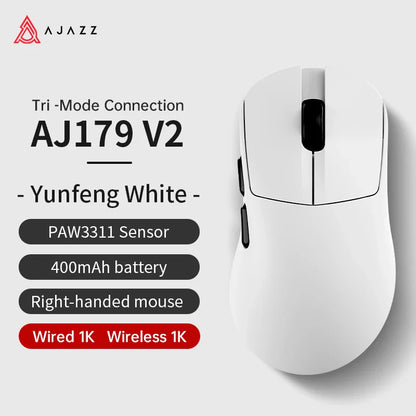 Rechargeable Wireless Gaming Mouse Ergonomic Design