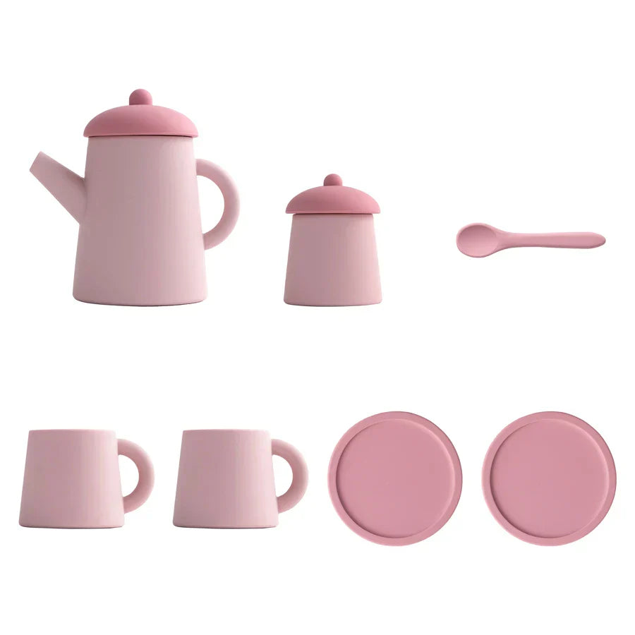 Fun Kids Play Tea Set Soft Toy Tableware
