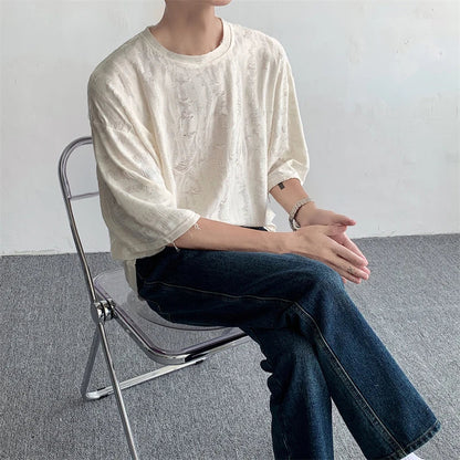 Retro Style Worn Look T-Shirt