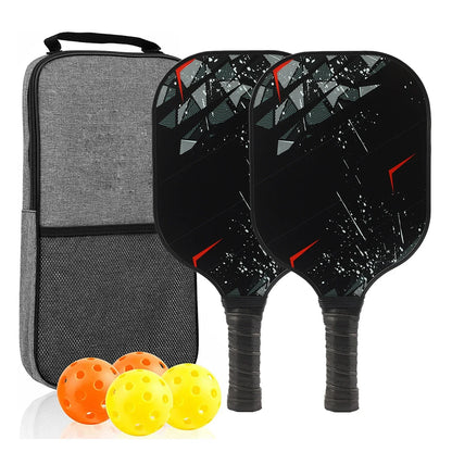 Portable Pickleball Paddle Set with Balls and Bag