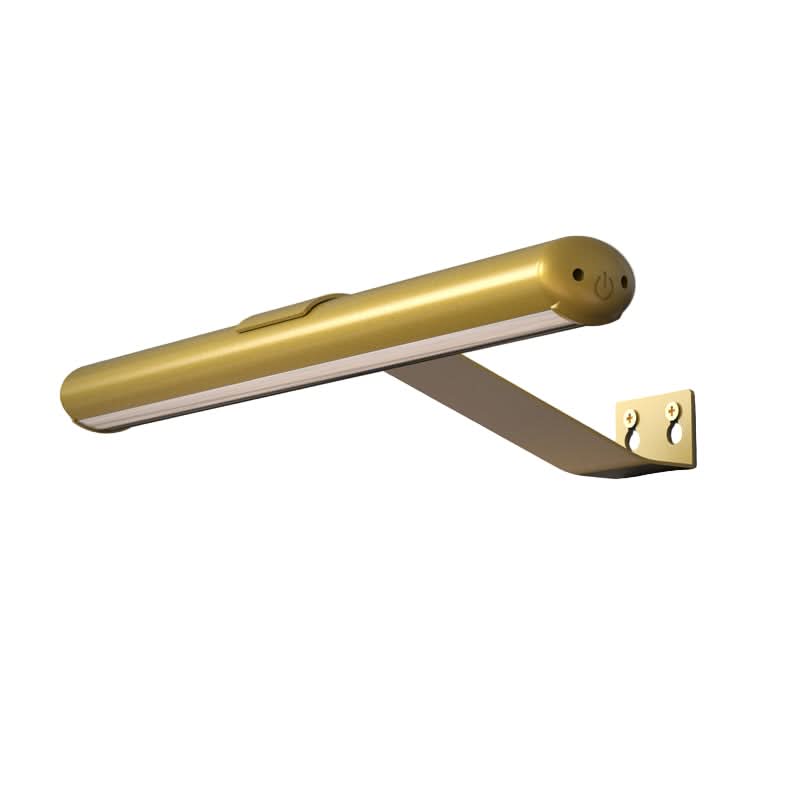 Sleek Gold Photo Frame Lamp
