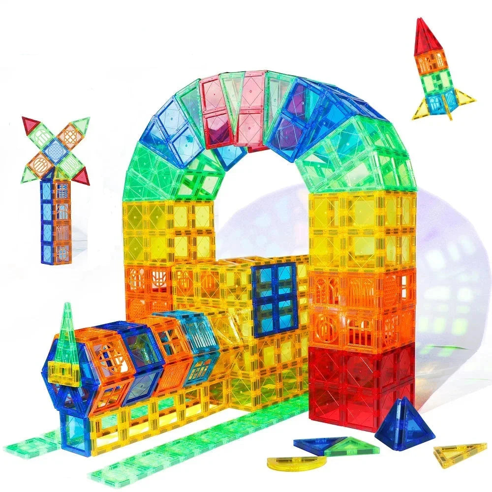 Fun Magnetic Toy Blocks Set for Kids - Luxicro