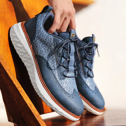 Premium Synthetic Leather Sneakers